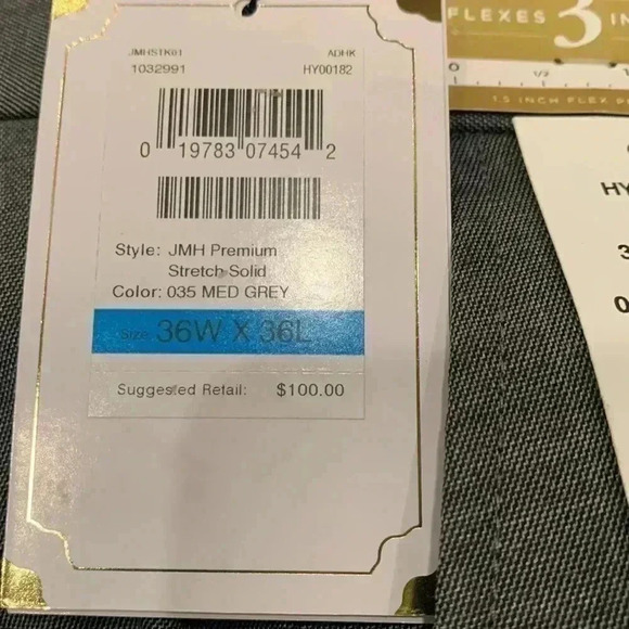 J.M. Haggar Premium Stretch Suit Pant - Flat Front - Picture 7 of 7